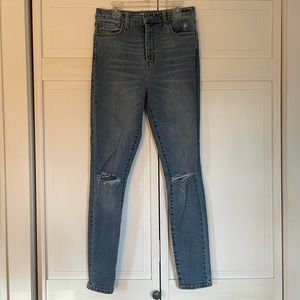 Forever 21 Distressed Skinny Jeans